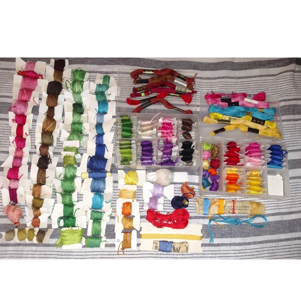 Tons of embroidery thread - all colors